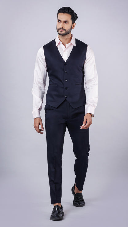 Navy Waistcoat