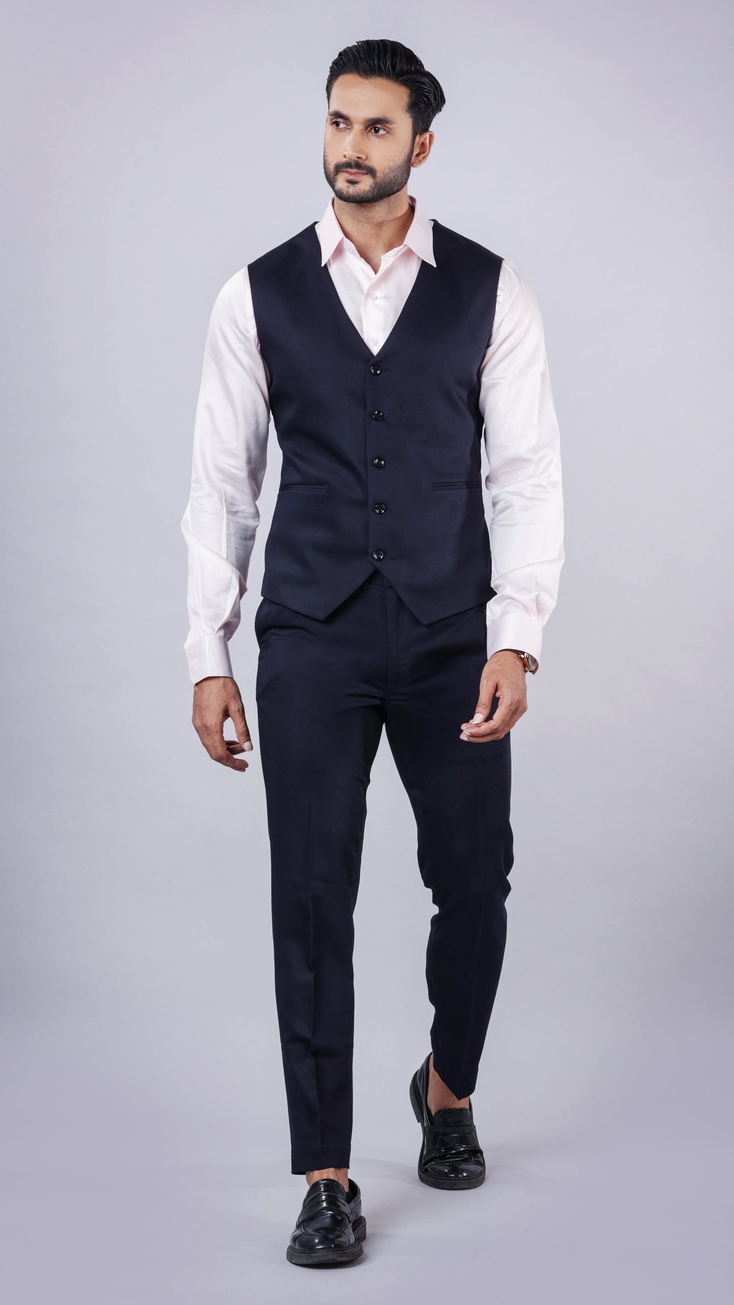 Navy Waistcoat
