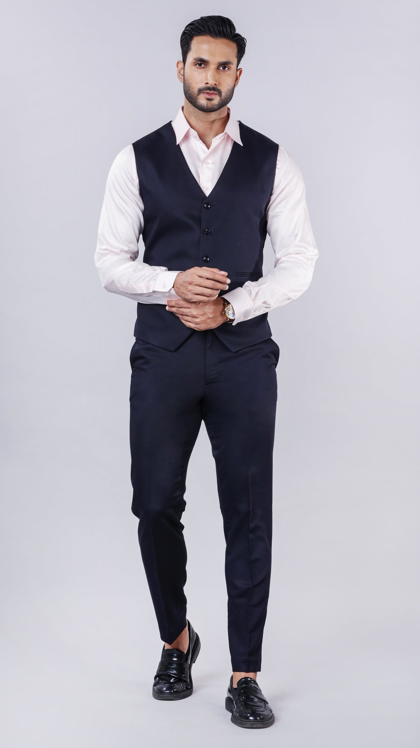 Navy Waistcoat