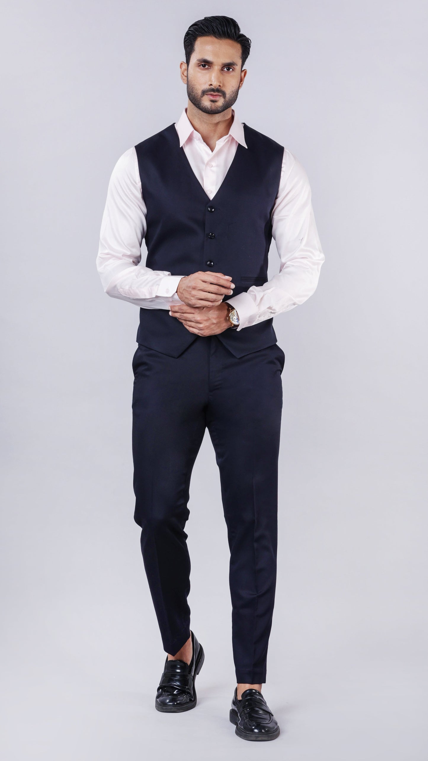 Navy Waistcoat