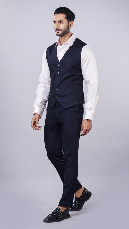 Navy Waistcoat