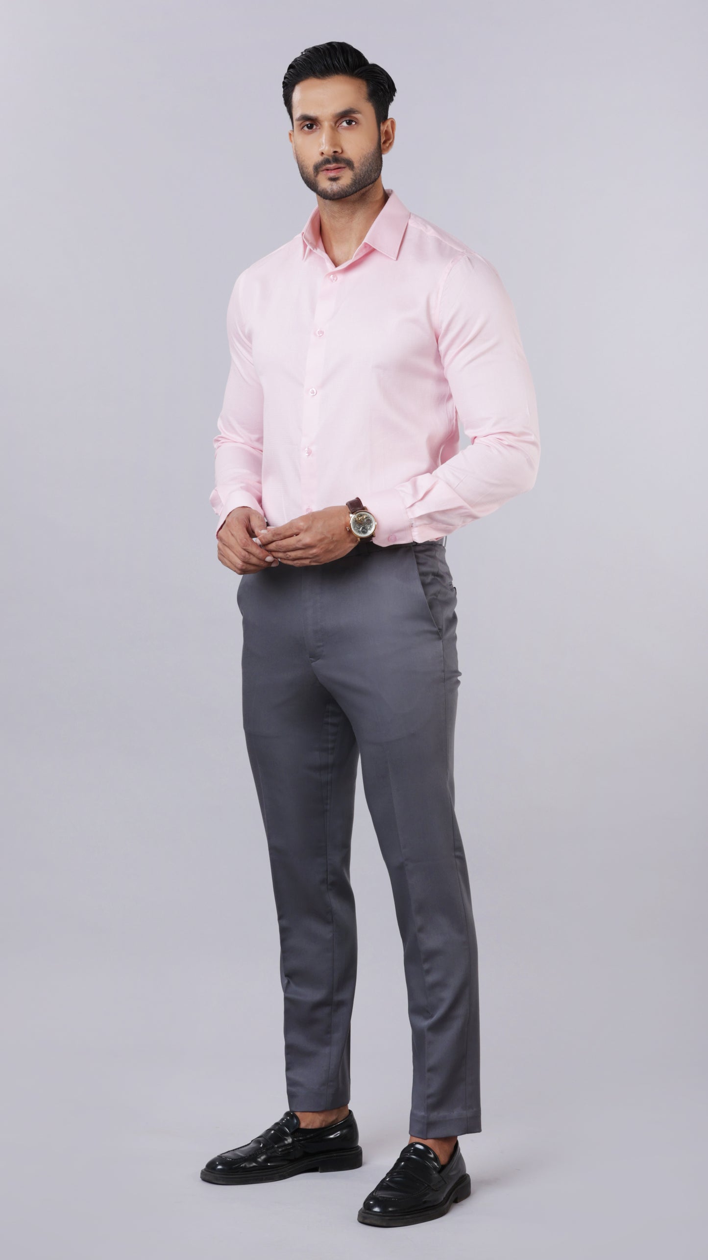 Baby Pink Ripple Shirt