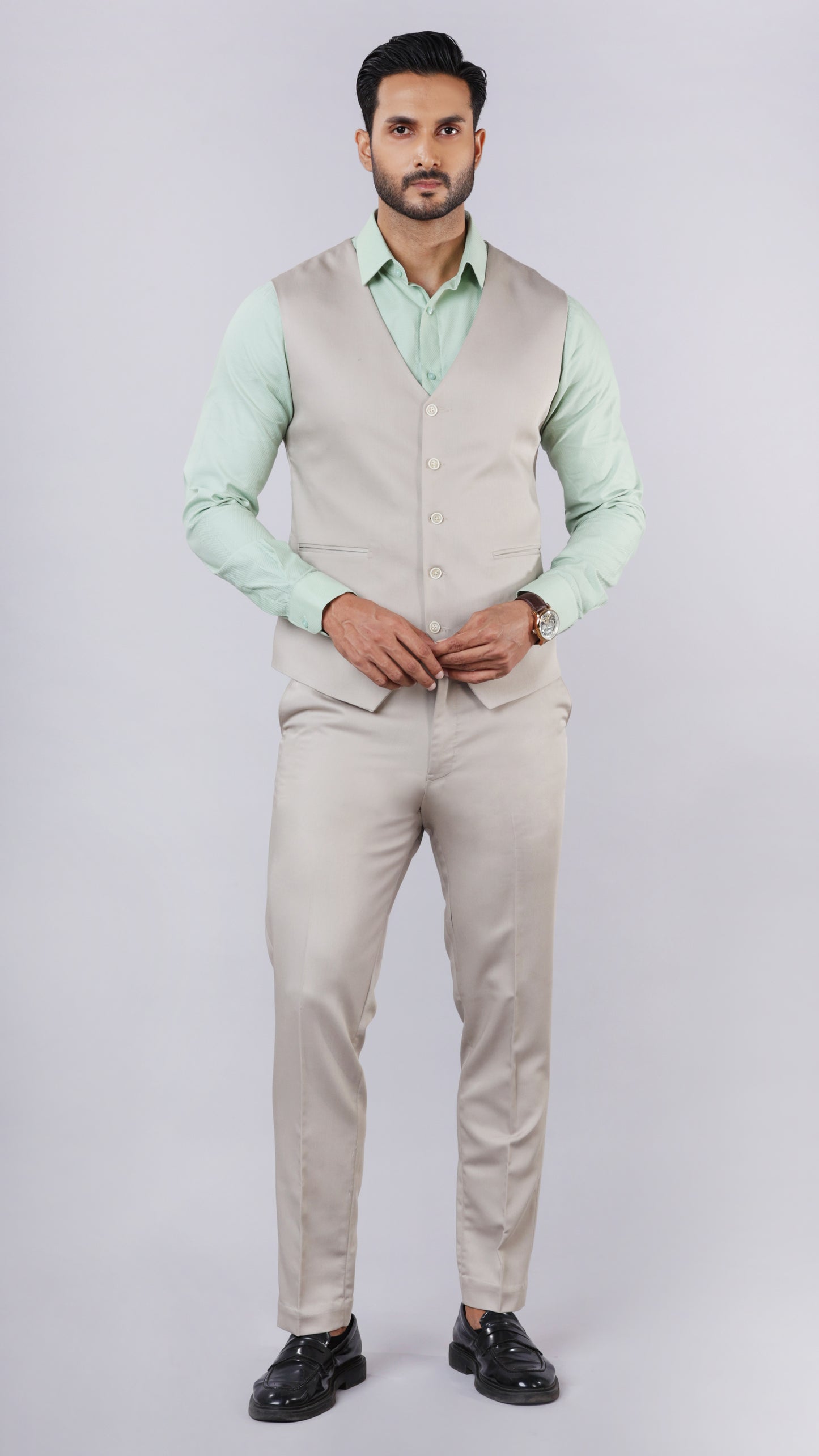 Beige Waistcoat