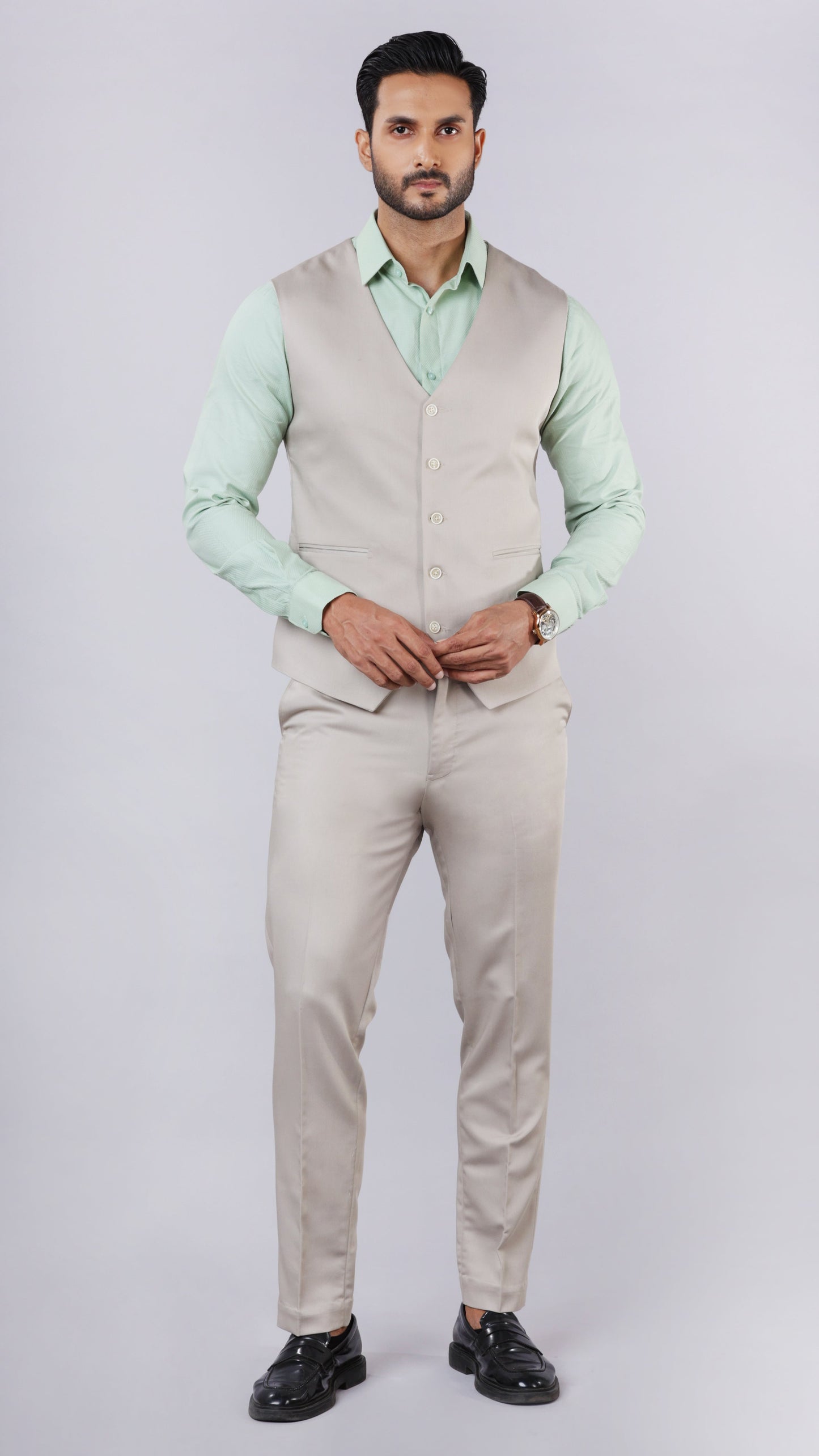 Beige Waistcoat
