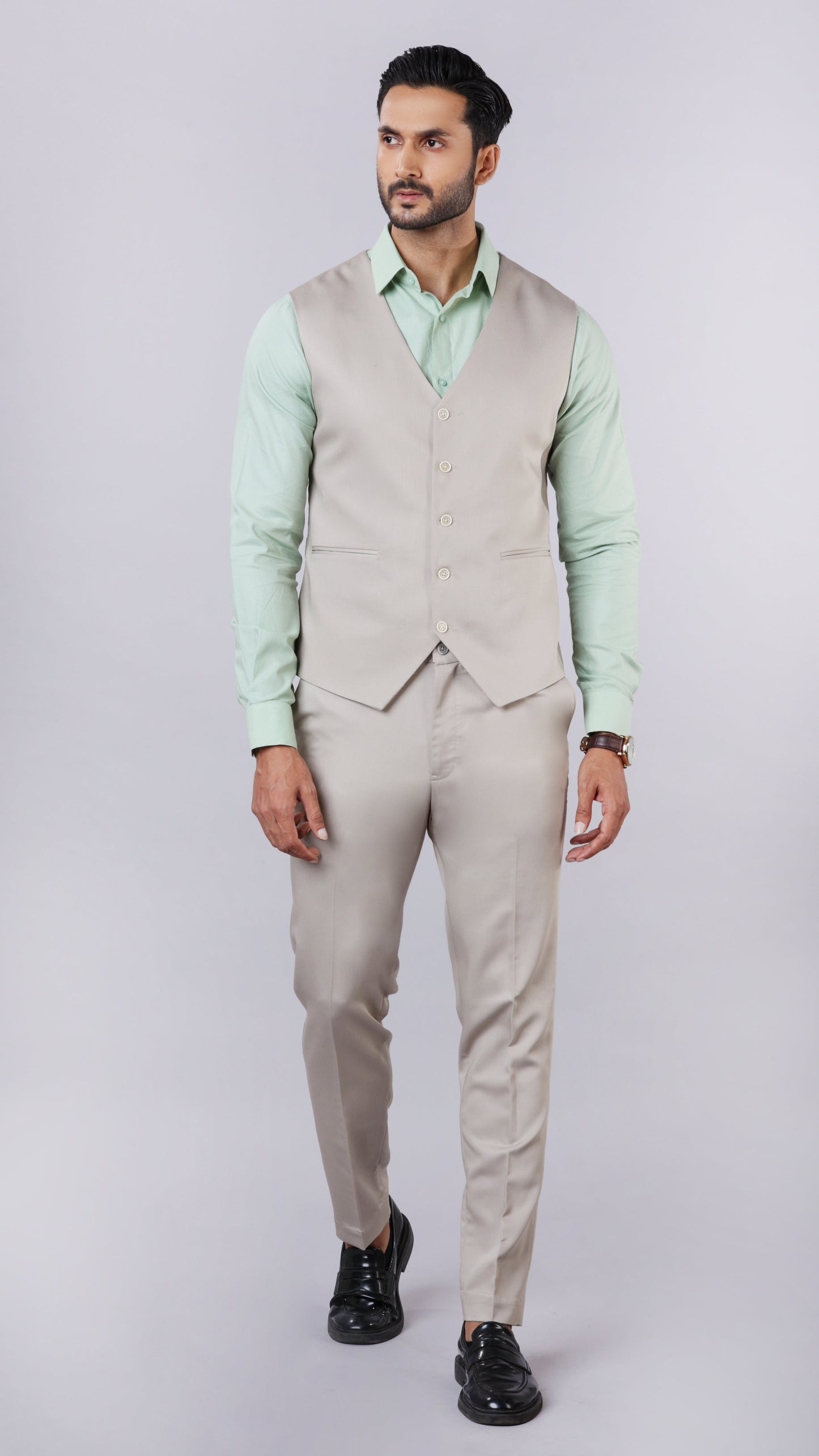 Beige Waistcoat
