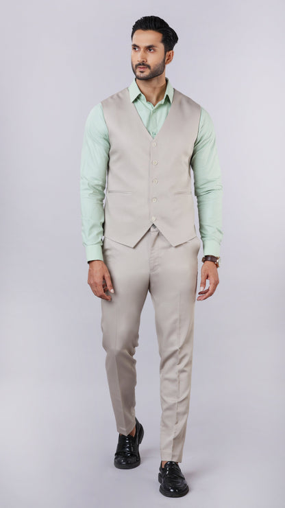 Beige Waistcoat