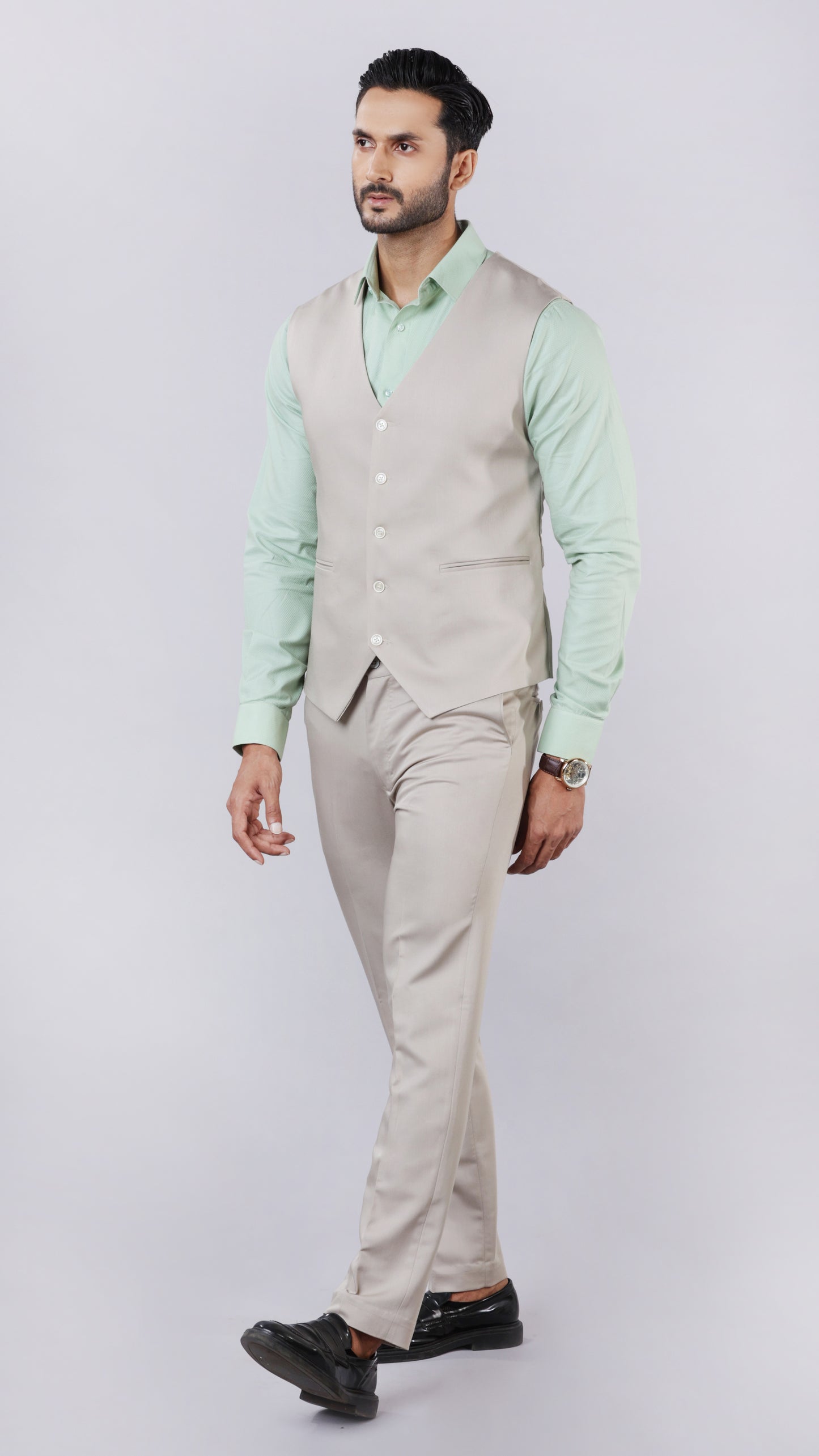 Beige Waistcoat