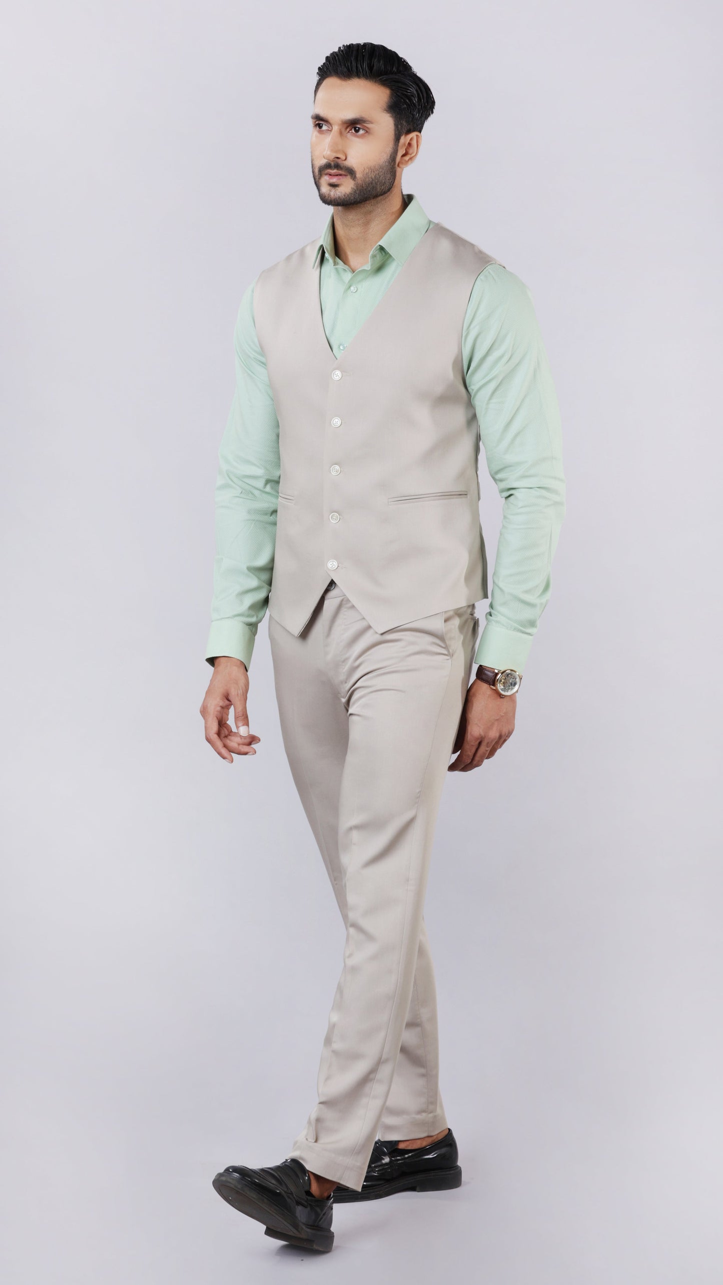 Beige Waistcoat