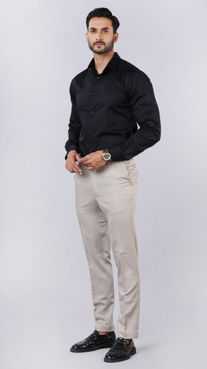 Solid Black Shirt